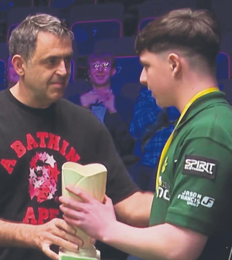 Longford snooker star Joe Shannon enjoying more success