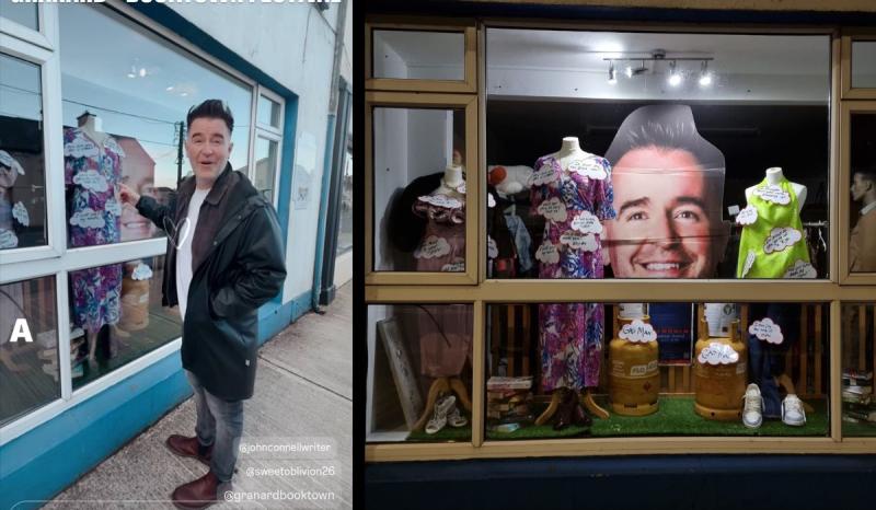 "Tis me'self!" Comedian wowed by Longford shop window display