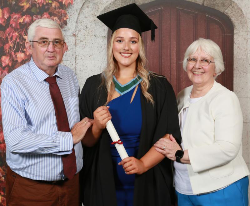 Grandparents pride as Emily graduates with flying colours 