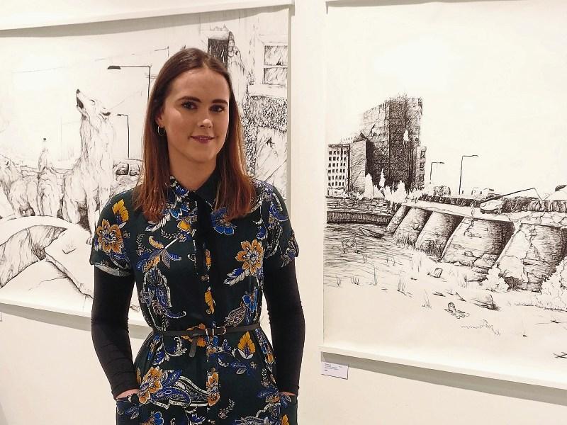 Helena Grimes’ exhibition continues at the Belltable until October 20