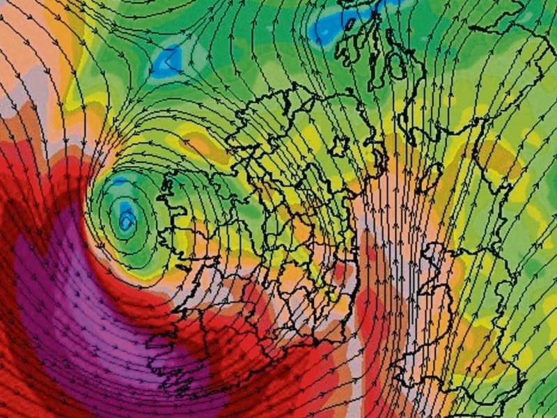 Weather alert as Storm Hannah set to batter country on Friday