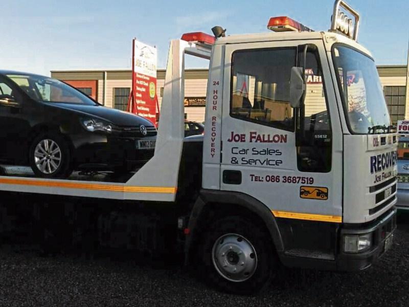 Truck stolen from garage premises