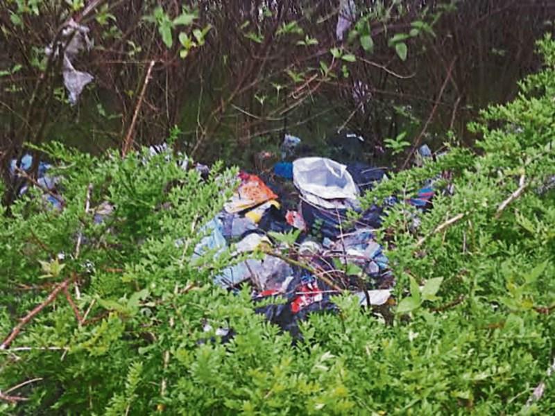 Illegal dumping in Edgeworthstown
