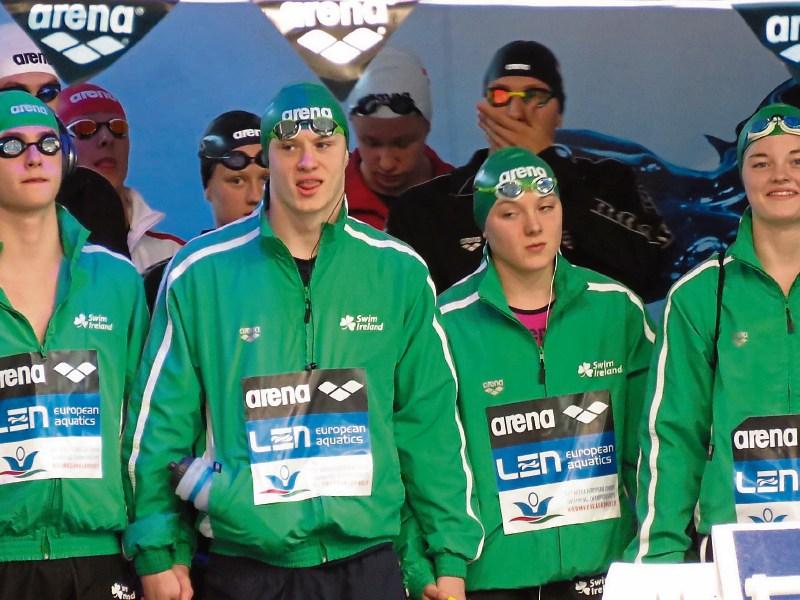 Longford swimmer Gerry Quinn breaks 50 second barrier as he helps Mixed Medley Relay team to Irish senior record