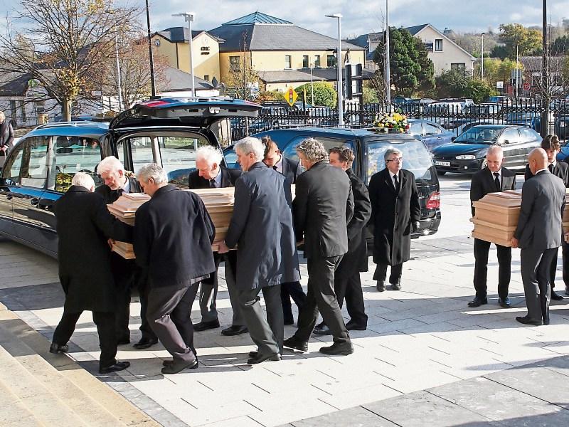 Mourners line out to bid farewell to popular Longford couple