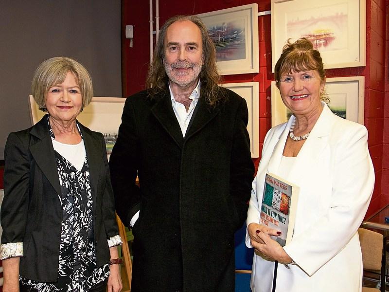 Waters talks writing, the media, newspapers and politics at the Longford Library