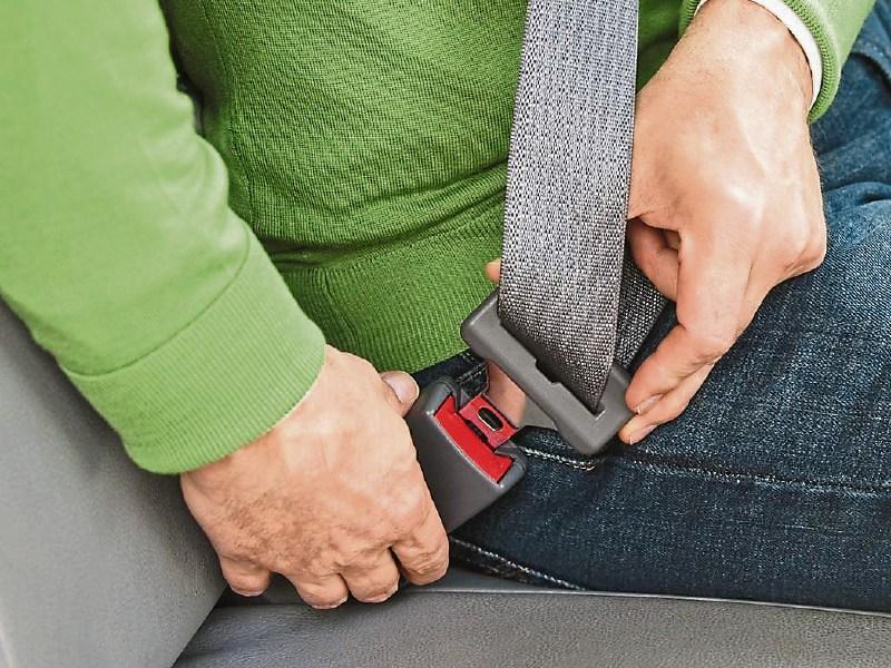 No seatbelt
