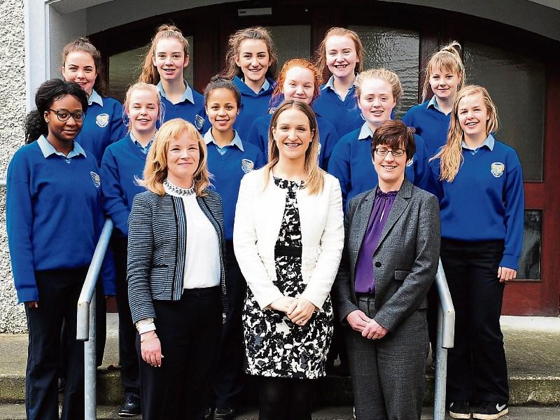 Minister talks mental health at Mean Scoil Mhuire, Longford