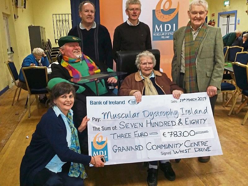 Granard whist drive raises €783 for MDI