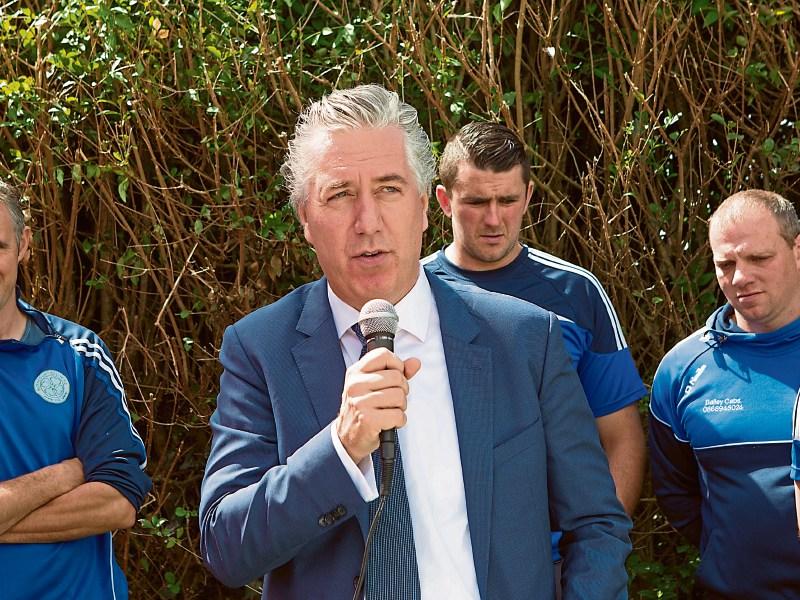 FAI CEO John Delaney in Ballymahon visit
