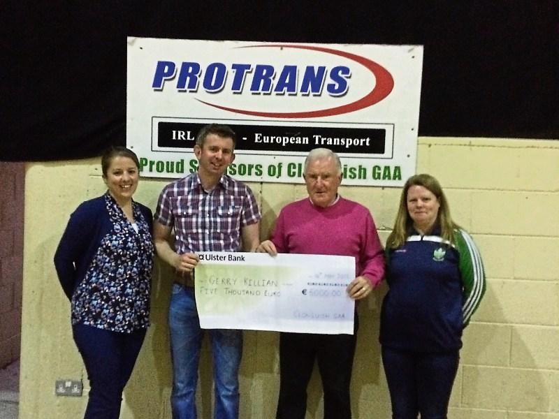 First online winner of Clonguish GAA lotto