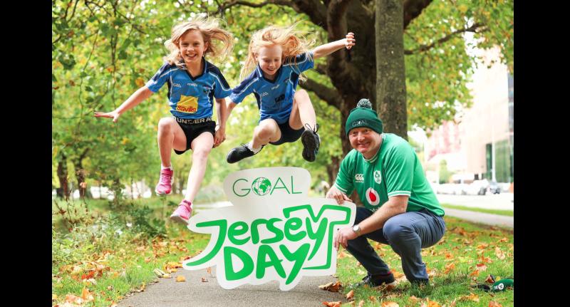 Longford schools taking part in GOAL Jersey Day on Friday 