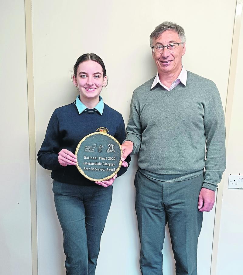 Longford student bakes winning recipe for national enterprise success