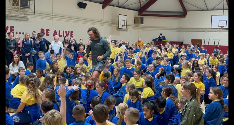 Great excitement in Ballymahon as schools welcome Joe Wicks