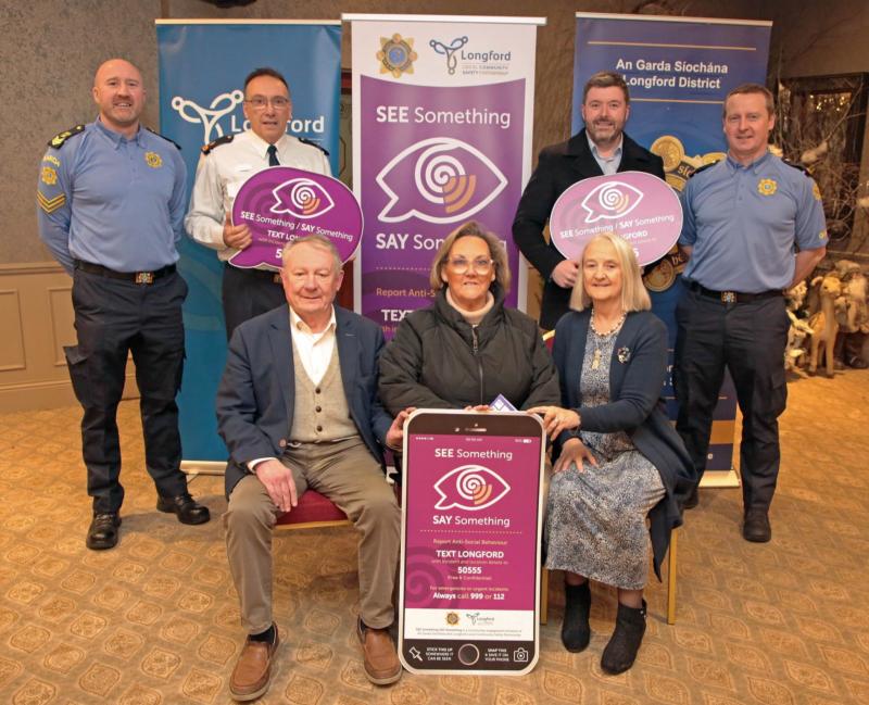 Innovative ‘SEE Something SAY Something’ text alert service launched in Longford