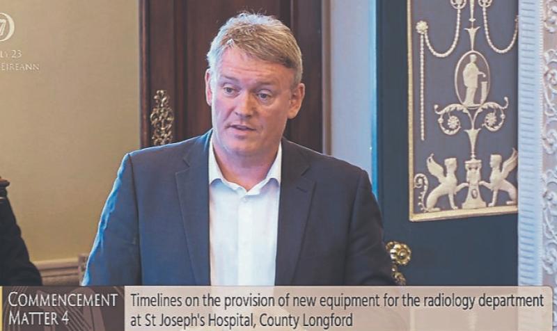 Longford senator raises funding allocated for St Joseph's X Ray machine replacement in Seanad