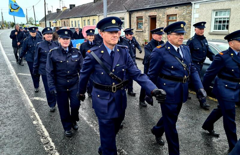 Easter parade was 'a great opportunity' for Longford Gardaí to commemorate Garda centenary