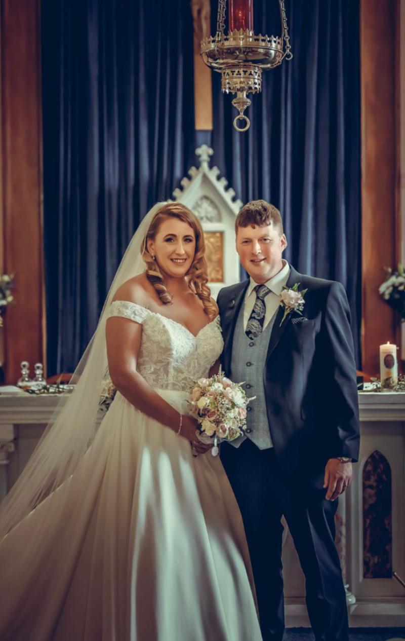Wedding bells for Longford couple as they celebrate special day with family and friends 