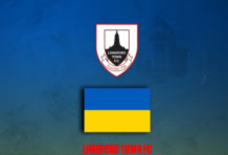 Longford Town FC Stands with Ukraine