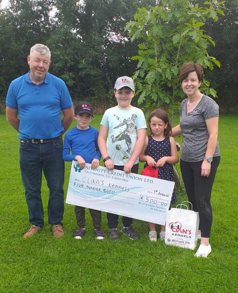 Longford group Ballymahon Friends of Crumlin raise €12,000 for three worthy charities 