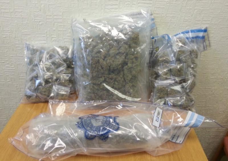 The cannabis herb, valued at �40,000, which was seized in Newtownforbes on Saturday, June 7. Photo: Garda Press Office