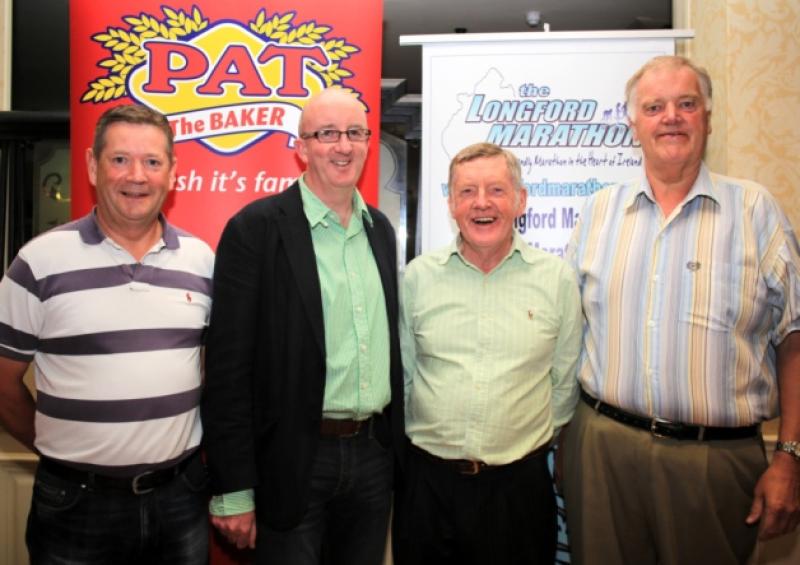 Michael Meeney Main Sponsor from Pat the Baker with John Sheehan, Liam Fenelon and Tom Maguire. Photo: Michelle Ghee. www.gphotos.ie