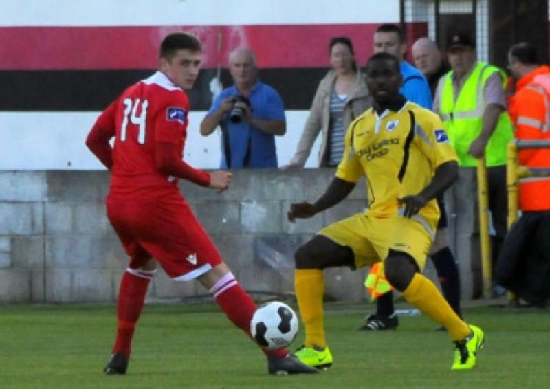Don Cowan pictured in action for Longford Town against Shelbourne. Photo: Kevin Leavy/Declan Gilmore Photography