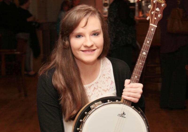 All-Ireland Fleadh Cheoil champion Banjo and Mandolin player Elaine Reilly has participated in Longford Sc�r. Photo: Shelley Corcoran