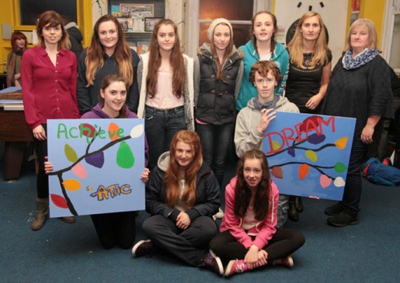 Teresa Connell, Avril Gilchrist, Lorraine Hughes, Eilish Browne, Ciara Loughlin, Josephine Lee ( Midland Regional Loacl Alcohol Task Force), Ruth McGarry Quinn, Orla Canning, Daire O'Muiri, Aideen Skelly, and Katie Morrison. Photo: Shelley Corcoran