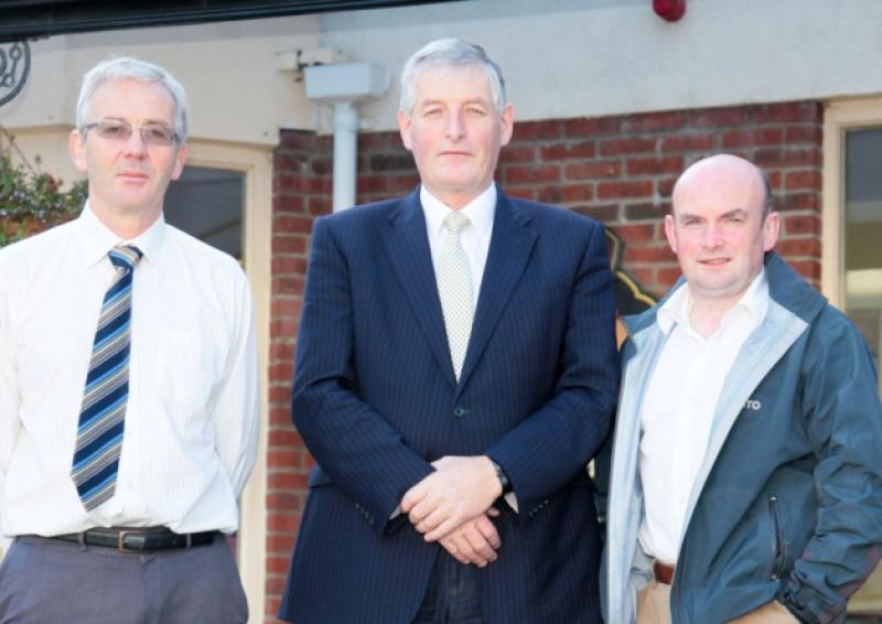 Pat O'Brien (O'Brien Accountants), Fintan McGill,(Sherry Fitzgerald McGill), and Fulton Grant (Alied Vintners). Photo: Shelley Corcoran