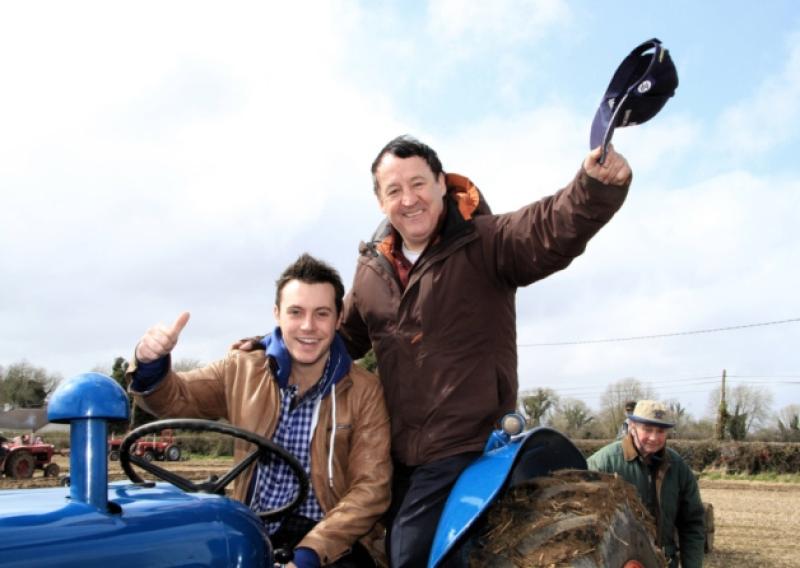 Nathan Carter with Declan Nerney. Photo: Michelle Ghee. www.gphotos.ie