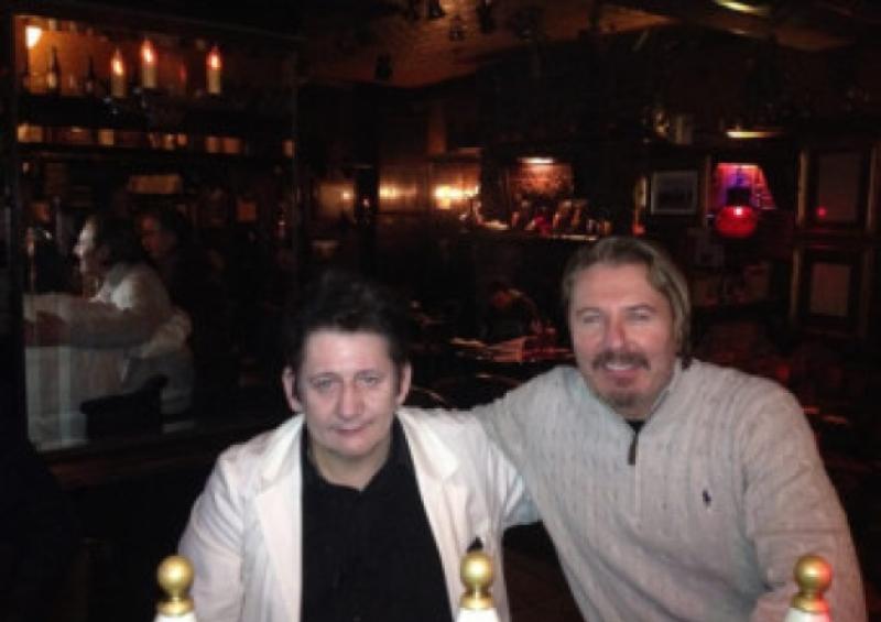 Shane McGowan with Eddie Valentine