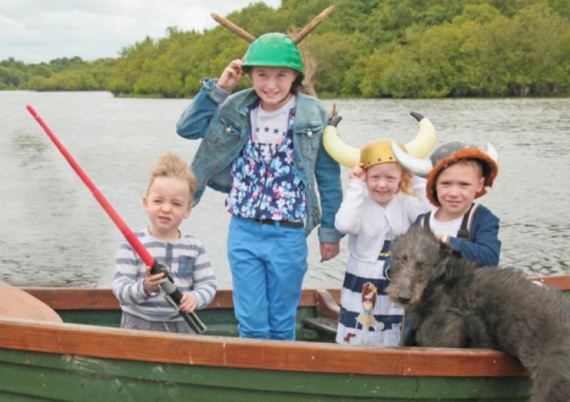 The second annual Brian Boru Festival takes place from Friday, August 14 to Sunday, August 16, in the picturesque parish of Colmcille and pictured promoting the festival are Finn Murtagh, Niamh Farrelly, Katie McDonald and Aidan Walsh. Photo by Shelley Corcoran