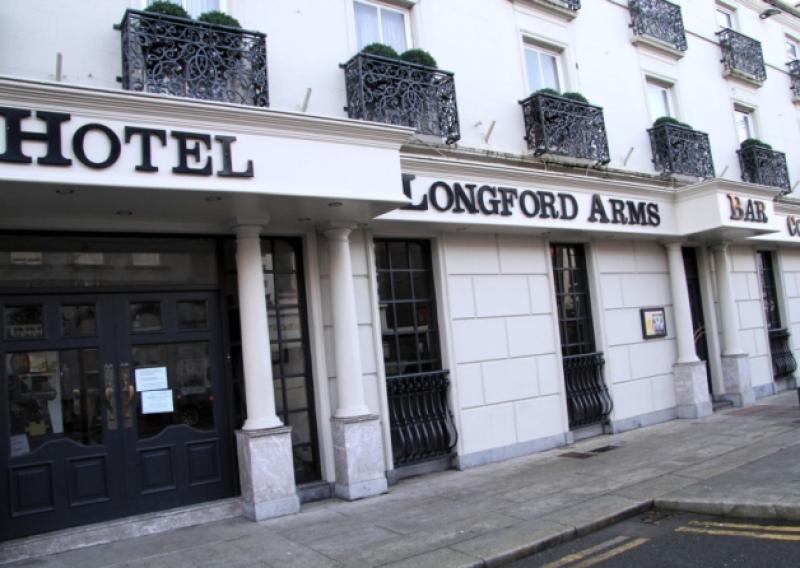 The Longford Arms Hotel will host the Longford Fianna Fail selection convention on October 19. Photo: Michelle Ghee. www.gphotos.ie