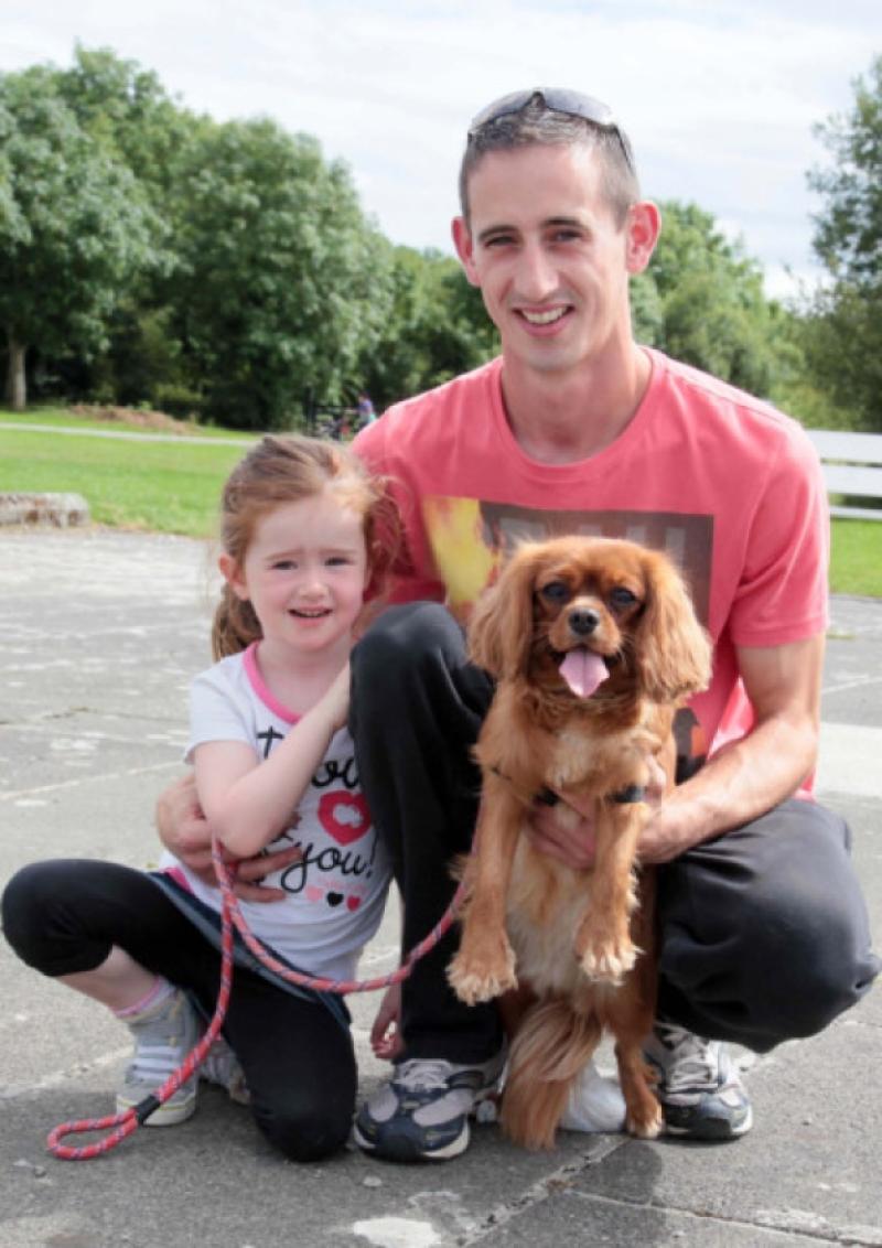 Ellan and Adrian Hanley, Millie the dogPhoto by Shelley Corcoran