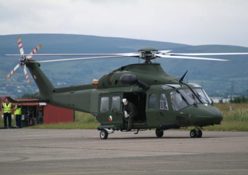 The Irish Air Corps air ambulance rushed the woman to St James Hospital