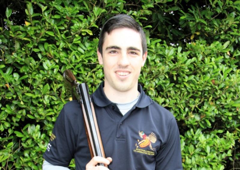 Cian McLoughlin from Edgeworthstown is part of the three-man Under-21 Ireland team heading to Wales this week to take part in the Home Countries International Skeet Competition. Photo: Michelle Ghee. www.gphotos.ie