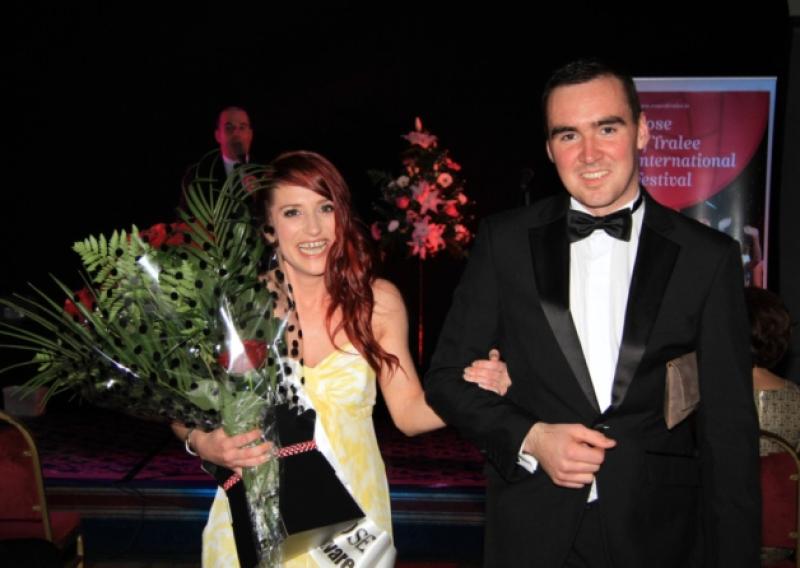 Longford Rose for 2014 Kathleen Mahon with her Escort Stephen Farrell. Photo: Michelle Ghee. www.gphotos.ie