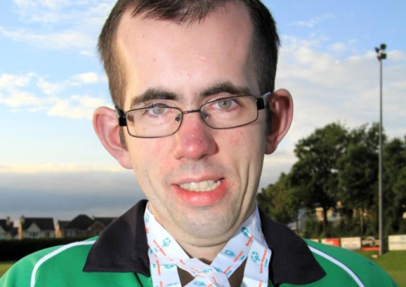 Stephen Browne has been awarded his gold medal following a review by Special Olympics Ireland. Photo: Michelle Ghee. www.gphotos.ie