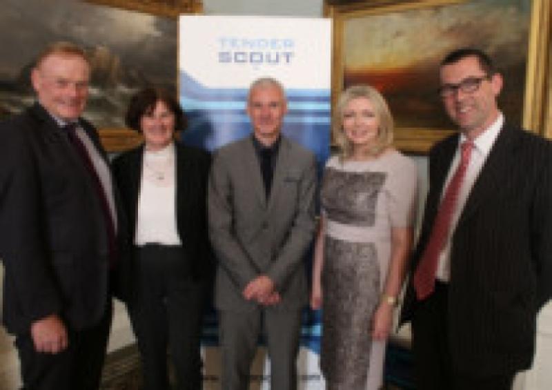 Deputy James Bannon; Kathleen Barrington, Tempus Media; Tony Corrigan, CEO, TenderScout; Angela Madden who lives in Athlone also from Tempus Media and Cllr John Duffy.