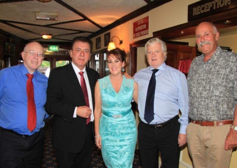Jim McLoughlin, Frank and Particia Kilbride, Dr Tom Moore, and Justin Trapp. Photo: Michelle Ghee. www.gphotos.ie