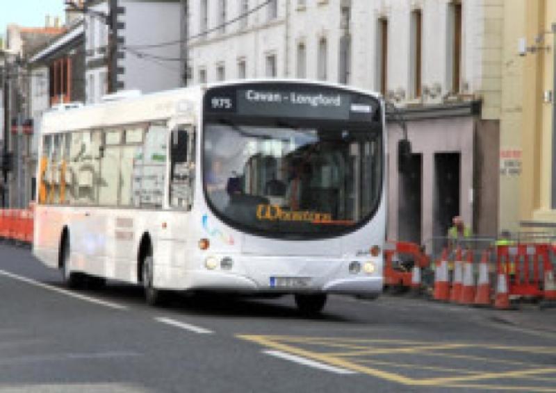 The Cavan-Longford Whartons Bus ariving in Longford. Photo: Michelle Ghee. www.gphotos.ie