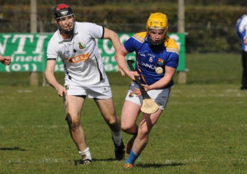 Johnny Casey pictured in action for Longford against Warwickshire in the National Hurling League Division 3B Final on Saturday last.  Photo: Declan Gilmore