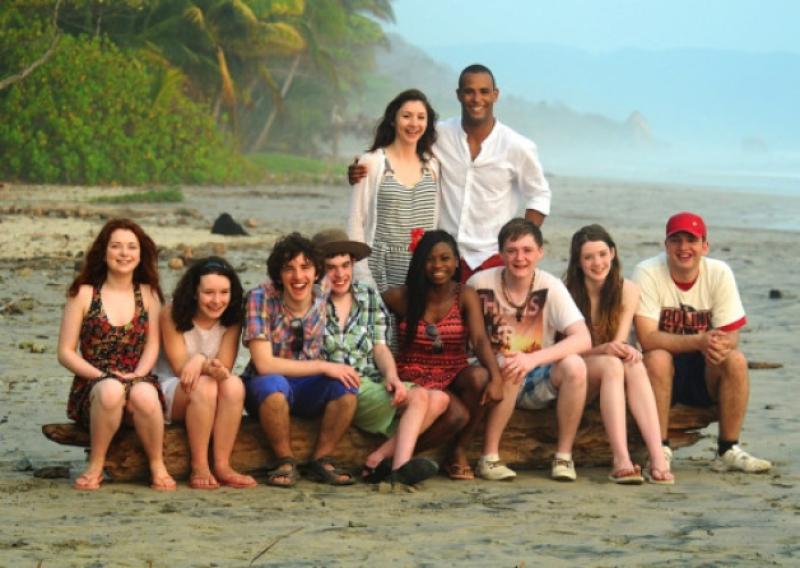 Dar�ine Mulvihill with co-presenter Kamal Ibrahim and participants from RT�'s new series, 'In Your Shoes' which starts on Monday, September 30.