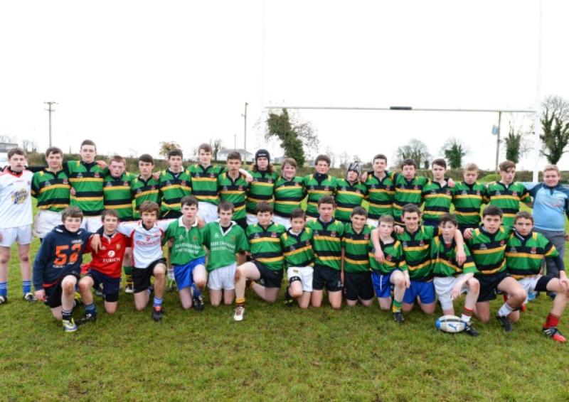 The Moyne Community School U-16 rugby squad