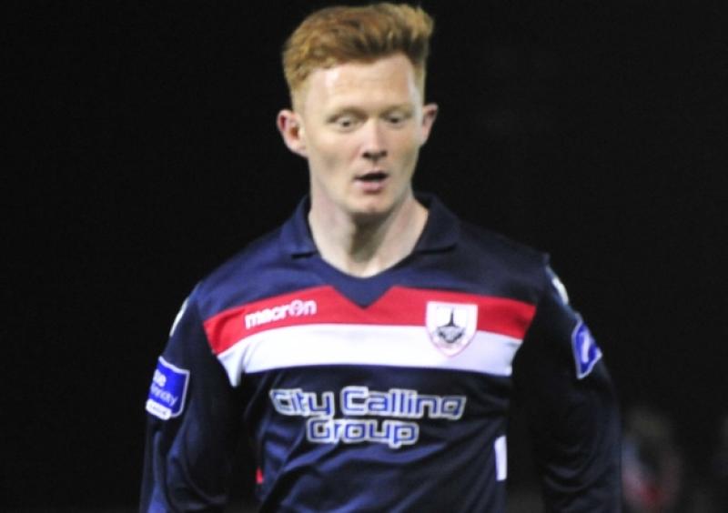 Gary Shaw pictured in action for Longford Town. Shaw was the matchwinner against Drogheda with a couple of crucial goals to end a long scoring famine in the league this season, stretching back to the away game against Galway United on March 27th.