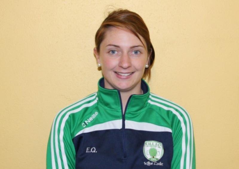 Edel Quinn, the captain of the Killoe ladies senior football team.