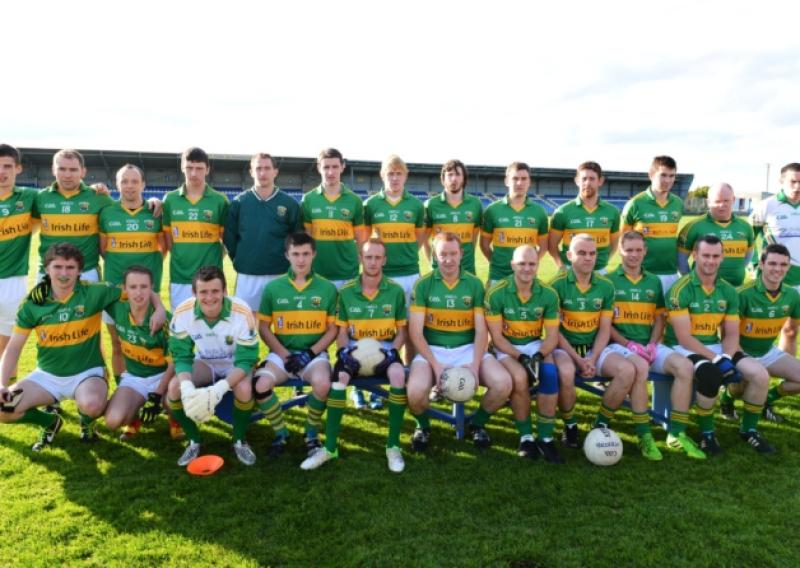 The St. Patrick's Ardagh panel pictured before the Intermediate Football Championship Final Replay on Saturday last at Pearse Park. Photo: Ray Donlon