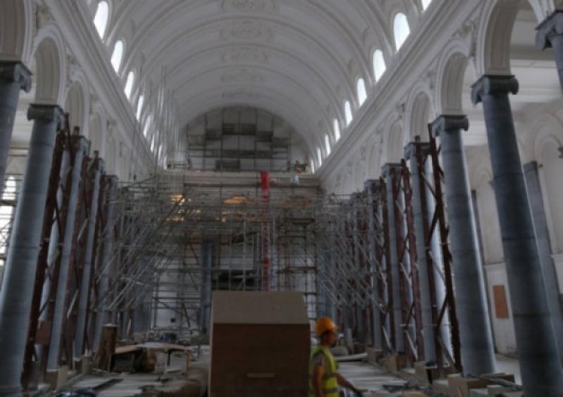 With St Mel's Cathedral on course to meet its scheduled re-opening date, the diocese has plans to convert the crypt into a museum space. Photo: Tiernan Dolan