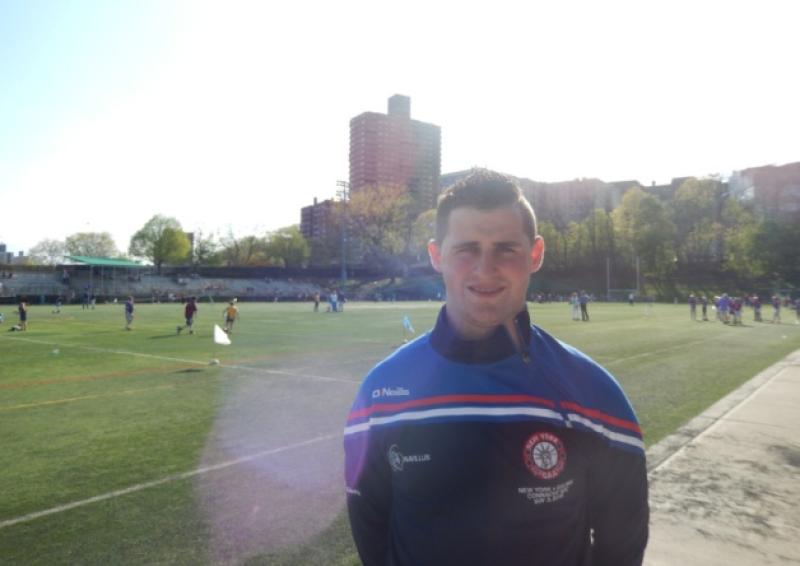 JJ Matthews pictured in Gaelic Park after he lined out with New York against Galway in the Connacht SFC opening round.